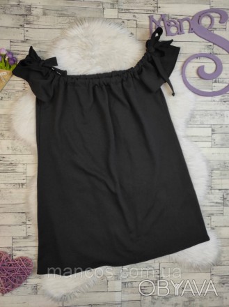 Женская блуза Boohoo черная 
Состояние: б/у, в отличном состоянии 
Производитель. . фото 1