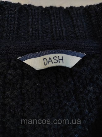 Женский свитер Dash вязаный тёмно-синего цвета 
Состояние: б/у, в идеальном сост. . фото 8