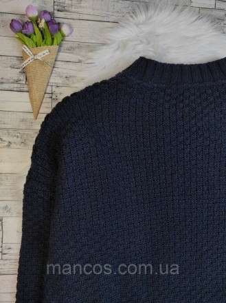 Женский свитер Dash вязаный тёмно-синего цвета 
Состояние: б/у, в идеальном сост. . фото 6