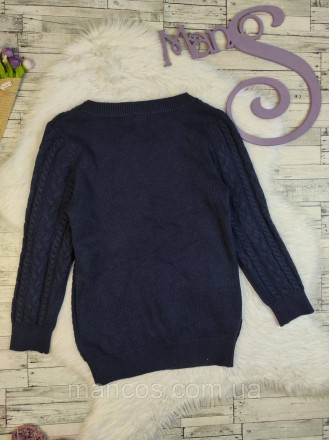 Женский свитер H&M вязаный тёмно-синего цвета рукав три четверти
Состояние: б/у,. . фото 5