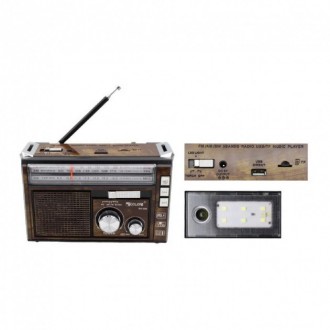 Описание Радиоприемника Golon RX-382 MP3 USB, коричневого
Радиоприемник портатив. . фото 8