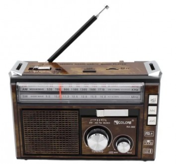 Описание Радиоприемника Golon RX-382 MP3 USB, коричневого
Радиоприемник портатив. . фото 6