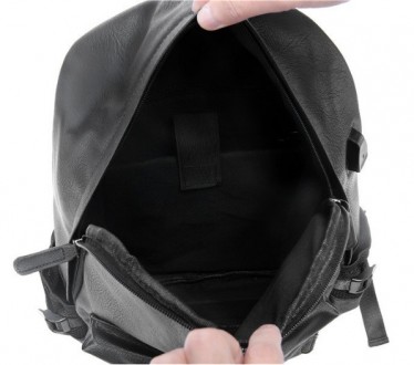
Мужской городской рюкзак эко кожа черный
Характеристики:
Материал: Плотная и вы. . фото 8
