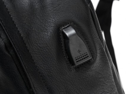 
Мужской городской рюкзак эко кожа черный
Характеристики:
Материал: Плотная и вы. . фото 11