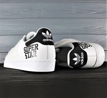 Кроссовки в стиле Adidas Superstar ТОП качество. Верх выполнен из мягкой и качес. . фото 10