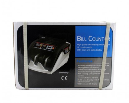 Машинка для счета денег c детектором Bill Counter UV MG 5800 Машинка для счета . . фото 6