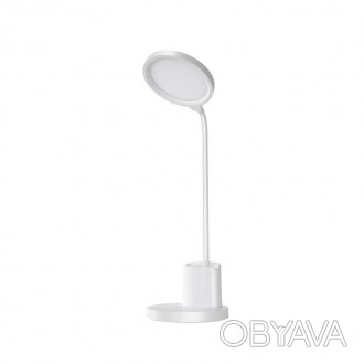 Лампа настольная REMAX RT-E815 с подставкой для ручки и телефона LED Lamp, белая