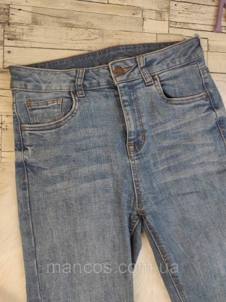 Детские джинсы Authentic для девочки синие 
Состояние: б/у, в идеальном состояни. . фото 3