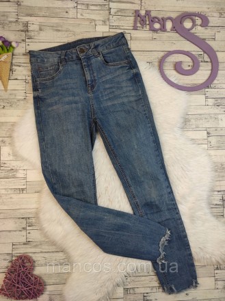 Детские джинсы Authentic для девочки синие 
Состояние: б/у, в идеальном состояни. . фото 2