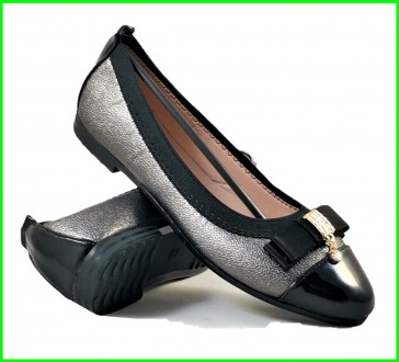 Женские балетки - туфли отличного качества с эластичной резиновой подошвой. Верх. . фото 2