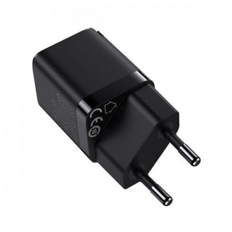 Описание Адаптера сетевого Baseus CCGN010101 GAN3 Fast Charger 1C Type-C, 30W, Q. . фото 7