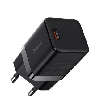 Описание Адаптера сетевого Baseus CCGN010101 GAN3 Fast Charger 1C Type-C, 30W, Q. . фото 4