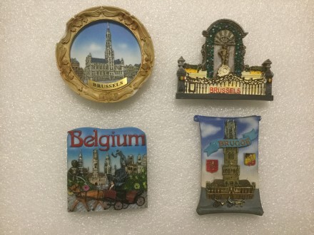Недорогие сувениры из Бельгии: магниты 60 гривен (есть и дешевле), тарелки от 10. . фото 3