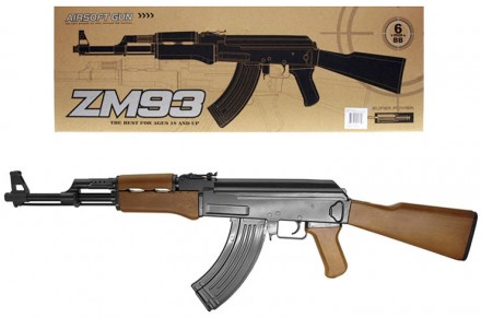 Автомат Калашникова ZM93 - це іграшкова зброя, що має вигляд справжнього автомат. . фото 3