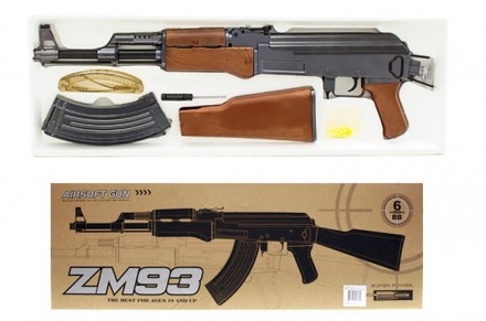 Автомат Калашникова ZM93 - це іграшкова зброя, що має вигляд справжнього автомат. . фото 2