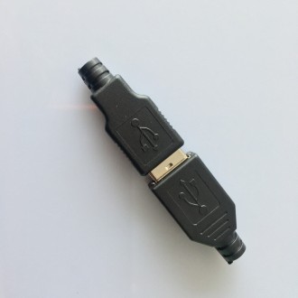 Пара разборных 4-х контактных разъемов USB Тип A DIY для подключения к повербанк. . фото 3