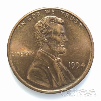#691 США 1 цент 1994 Лінкольн Цент (Без мітки монетного двору)