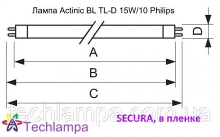 
Лампа Secura TL-D 15W/10 BL Actinic Philips
Люминисцентные лампы низкого давлен. . фото 5