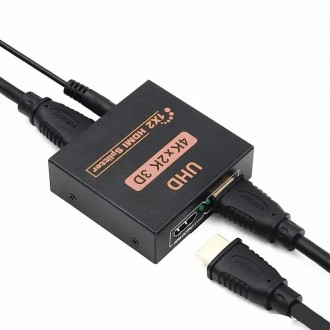  HDMI сплиттер/разветвитель, позволяет подключить к одному источнику цифрового H. . фото 3