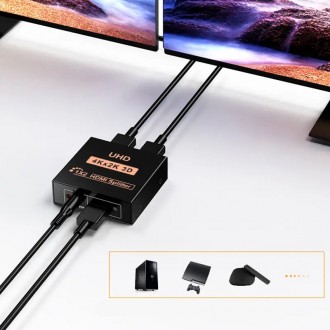  HDMI сплиттер/разветвитель, позволяет подключить к одному источнику цифрового H. . фото 6