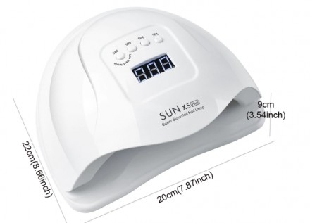Професійна LED лампа SUNX5 PLUS для манікюру з таймером та датчиком руху.

Уві. . фото 7