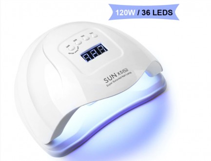 Професійна LED лампа SUNX5 PLUS для манікюру з таймером та датчиком руху.

Уві. . фото 2
