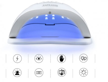 Професійна LED лампа SUNX5 PLUS для манікюру з таймером та датчиком руху.

Уві. . фото 3