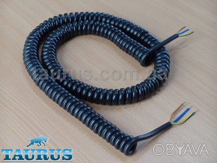 Кабель спиральный чёрного цвета ThermoPulse Spiral Cable Black Long. Длинный спи. . фото 1