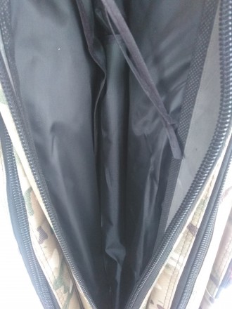 Чохол рюкзак для вудилищ трисекційний, забарвлення камуфляж, є справжнім комбайн. . фото 5