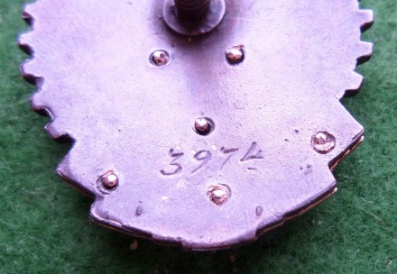 копія рідкісного ордена мондвор No3.974 срібло 925 проби гаряча емаль вага без г. . фото 8