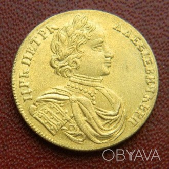 Отличная копия редчайшей монеты Петра I. . фото 1