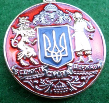 Медаль " ЗА ГІДНІСТЬ ТА ПАТРІОТИЗМ " с документом удостоверение картонное. . фото 3