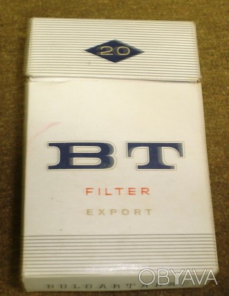 Пачка от сигарет “BT”, Bulgartobac. Болгария времён 1970-х годов. Со. . фото 1
