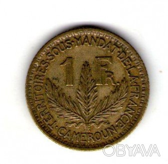 Французский Камерун 1 франк 1926 год. . фото 1