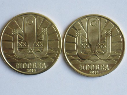 Моорея 1 долар 2019 АКУЛА + КАСАТКА 2 монети. . фото 3