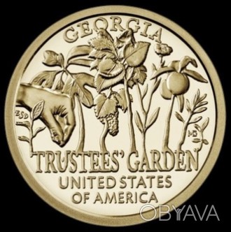 США 1 доллар 2019 год "Американские инновации" Попечительские сады.. . фото 1