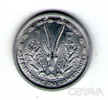 Французский Камерун 1 франк 1948 год алюминий. . фото 1