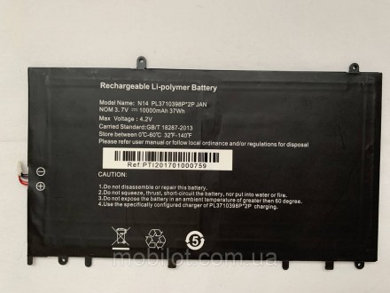 Оригинальная аккумуляторная батарея Prestigio 141A03 к ноутбуку с износом 5%, пр. . фото 2