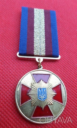 Медаль Ветеран внутрішніх військ МВС України №536. . фото 1