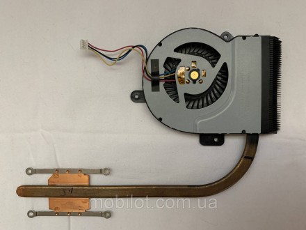 Система охлаждения (кулер) к ноутбуку Asus X55 A. В рабочем состоянии. Более дет. . фото 3