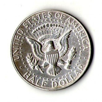 США пол доллара 1968 год серебро 11.5 грамм состояние UNS №163. . фото 3