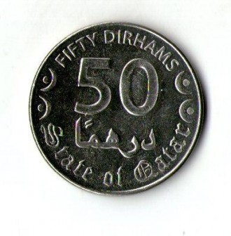 Катар 50 дирхам 1973-2003 г.. . фото 3