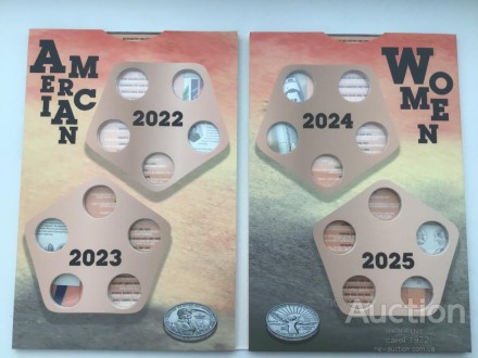 Капсульний альбом для монет серії "Жінки Америки" 2022-2025. . фото 3