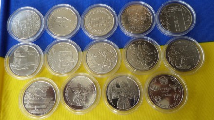 Набір монет НБУ із серії «Збройні Сили України» 10 гривень 2018-2022р. - 14 моне. Киев. фото 1