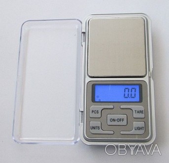 MH-Series Pocket Scale: 
- ціна поділки 0,1 грама — максимальна вага 500 грамів;. . фото 1
