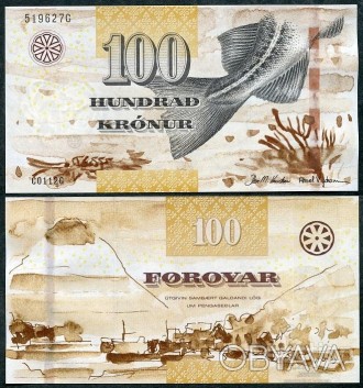 Фарерские острова 100 крон 2011   UNC  №606