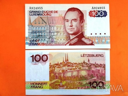 Люксембург/ Luxembourg 100 francs- 100 франків 1980 рік  UNS №616
