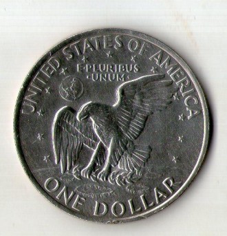 США 1 доллар 1978 года лунный .Эйзенхауэр. . фото 2