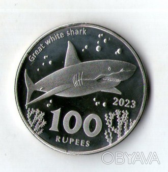 Монета Кокосовые (Килинг) Острова 100 рупий 2023 г