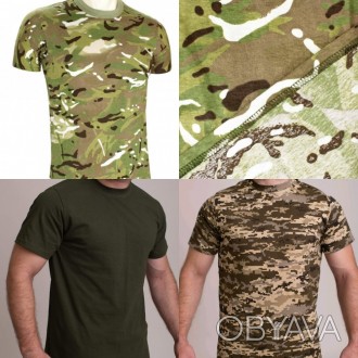 Якісна футболка від виробника.
Футболка 100% бавовна, військовим жіноча та чоло. . фото 1